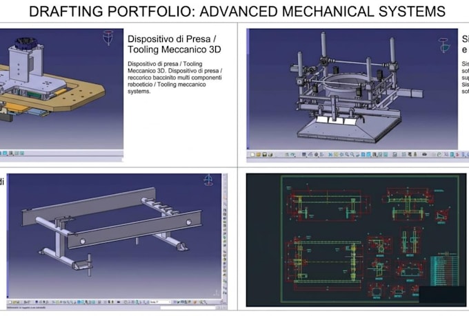 do professional mechanical drafting, 2d cad, and 3d modeling